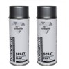 Pachet 2 x Vopsea Spray Brilliante Argintiu RAL 9006 400 ml