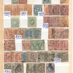 Italia 2.1863/1990 Lot peste 1.200 buc. timbre stampilate