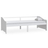 Cumpara ieftin Pat de zi cu 3 locuri, alb, 90x200 cm, lemn masiv de pin