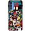 Husa compatibila cu Motorola Edge 20 model Old cartoons Part 4, Silicon, TPU, Viceversa, Transparent, Carcasa