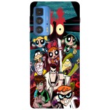 Husa compatibila cu Motorola Moto G20 model Old cartoons Part 4, Silicon, TPU, Viceversa, Transparent, Carcasa