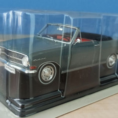 Macheta Opel Rekord A Cabriolet 1964 alb/gri - IXO/Hachette 1/24