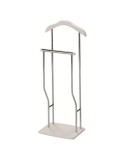 Portmantou dublu, tip valet, SL Greg, cromat, lemn, 107 cm, alb