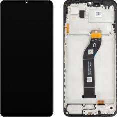 Display cu Touchscreen Xiaomi Poco C65 / Redmi 13C, cu Rama, Negru, Service Pack 560002C3UA00 foto