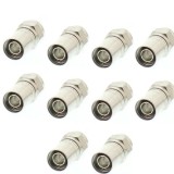 Set 10 mufe F cu sertizare RG6 7mm cu inel cauciuc WELL FC-100-WL-10