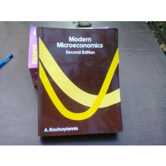 Modern microeconomics - A. Koutsoyannis (microeconomie moderna)