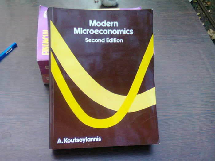 Modern microeconomics - A. Koutsoyannis (microeconomie moderna)