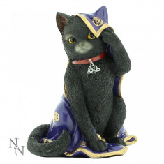 Statueta pisicuta neagra Jinx 11 cm foto
