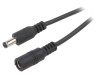 Cablu Prelungitor DC 5,5/2,1 Negru 2x0,5mm2, Bq Cable