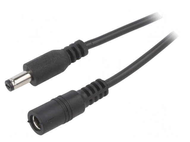Cablu Prelungitor DC 5,5/2,1 Negru 2x0,5mm2