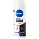 NIVEA Invisible Black &amp; White Clear antiperspirant Spray pentru femei 100 ml