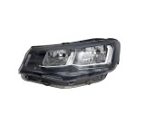 Far VW CADDY, 11.2020-, partea stanga, TYC, cu daytime running light; H15+H7; electrical; cu motor; halogen,