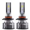 Set 2 LED-Uri Auto Techstar&reg; V8, 9005, 120W, 12-24V, 15000 Lumeni, 6000K, Unghi Fascicul 360&deg;, CSP 3570, Canbus, Radiator Aluminiu, Racire Cooling Tec