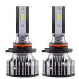 Set 2 LED-Uri Auto Techstar&reg; V8, 9005, 120W, 12-24V, 15000 Lumeni, 6000K, Unghi Fascicul 360&deg;, CSP 3570, Canbus, Radiator Aluminiu, Racire Cooling Tec