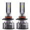Set 2 LED-Uri Auto Techstar&reg; V8, 9005, 120W, 12-24V, 15000 Lumeni, 6000K, Unghi Fascicul 360&deg;, CSP 3570, Canbus, Radiator Aluminiu, Racire Cooling Tec