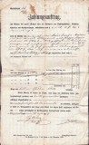 A3092N Ordin de plată, 1857, T&acirc;rgu Lăpuș, Maramureș, limba germană