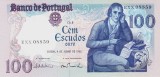 Bancnota Portugalia 100 Escudos 4.6.1985 - P178e UNC