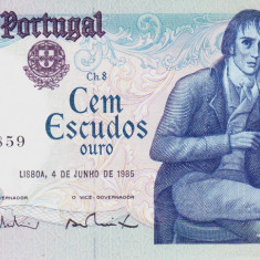Bancnota Portugalia 100 Escudos 4.6.1985 - P178e UNC