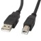 Cablu USB-A(M) USB-B(M) 2.0 1,8 m negru