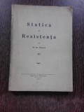 STATICA SI REZISTENTA III - GH. EM. FILIPESCU