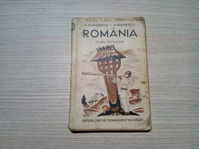 ROMANIA - Cl. IV -a - N. Gheorghiu, I. Simionescu - 1935 223 p. foto