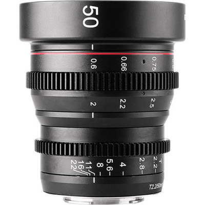 Obiectiv manual Meike 50mm T2.2 S35 Cine lens foto
