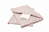 Lenjerie de pat pentru copii 4 piese Baby Bear roz 70x110 cm 100x135 cm, KidsDecor