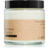 The Munio Lavender lum&acirc;nare parfumată cu fitil din lemn 100 ml