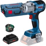 Bosch GDS 18V-450 PC + ProCORE - Masina de insurubat cu impact patrat 1/2 inch 450 Nm M10-M20 valiza speciala accesorii + Acumulator Li-Ion 18 V 4 Ah