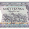 Rwanda 100 Francs 1989 &#039;Zebre&#039; UNC, clasor A1