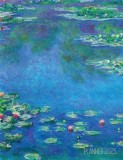 Claude Monet Daily Planner 2025: Water Lilies Painting Artistic French Impressionism Art Flower Organizer
