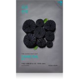 Holika Holika Pure Essence Charcoal mască textilă purificatoare, cu cărbune activ 23 ml