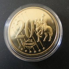 Moneda 20 cents 2008 - Vatican, essai, proba, specimen