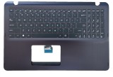 Carcasa cu tastatura palmrest Laptop, Asus, ZenBook Flip UX560UX, UX560UQ, UX560UQK, UX560UXK, 90NB0CE1-R30290, iluminata, violet, layout US