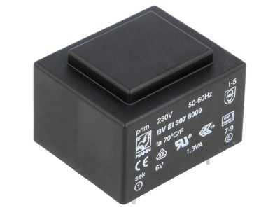 Transformator &amp;icirc;ncapsulat 230V 6V 1,3VA foto