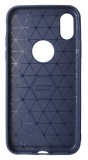 Husa silicon bleumarin Full Autofocus pentru Apple iPhone X/XS