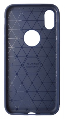 Husa silicon bleumarin Full Autofocus pentru Apple iPhone X/XS foto