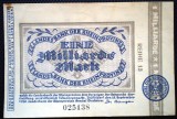 65. GERMANIA RHEINPROVINZ 1 MILIARD EINE MILLIARDE MARK 15.09.1923 SR. 138