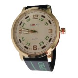 Cumpara ieftin Ceas casual barbatesc, bratara din silicon, mecanism quartz, display analog, Oem