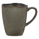 Cană Ceramică, Model Gri Verde, Capacitate 380 ml, Diametru 9 cm, &Icirc;nălțime 11 cm, Compatibilă Mașină De Spălat Vase și Cuptor Cu Microunde, Oem