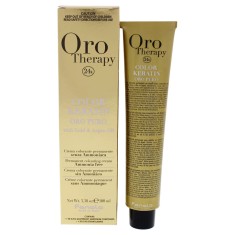 Vopsea de Par Permanenta fara Amoniac Oro Therapy Color Keratin, Blond Bej Inchis 6.13, 100 ml foto