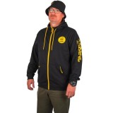 Hanorac BLACK CAT Black Zip Hoody, Marime 3XL