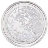 Decorațiuni perlate &icirc;n formă de semilună - albe, INGINAILS
