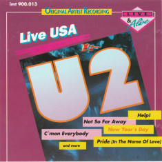 CD U2 – Live USA (VG+)