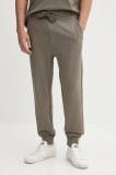 HUGO pantaloni de trening din bumbac culoarea negru, uni, 50489617