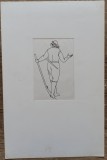 Ilustratie originala de Mihail Boitor pt volumul 1 &quot;Mode si vesminte din trecut&quot;, Istorice, Acuarela, Altul