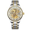 Ceas barbatesc Tevise Skeleton Mecanic Automatic Luxury Otel inoxidabil