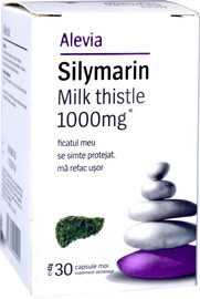 Silymarin Milk Thistle 1000mg Alevia 30cps foto