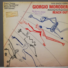 Georgio Moroder – Reach Out (1984/CBS/RFG) - Maxi Single - Vinil/NM+