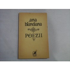 POEZII - ANA BLANDIANA - Bucuresti, 1974